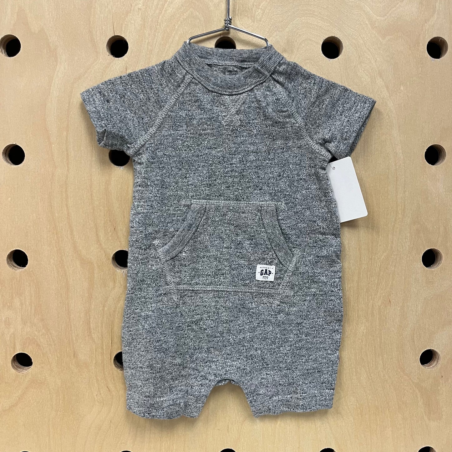 Heathered Grey Romper