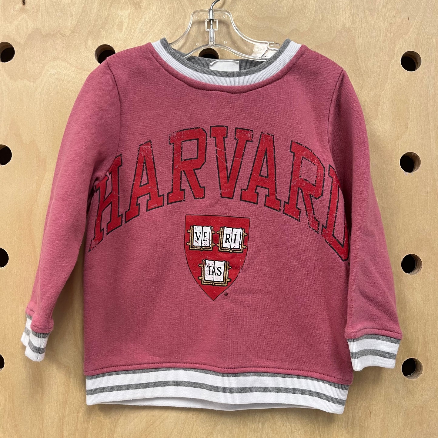 Pink Harvard Sweatshirt