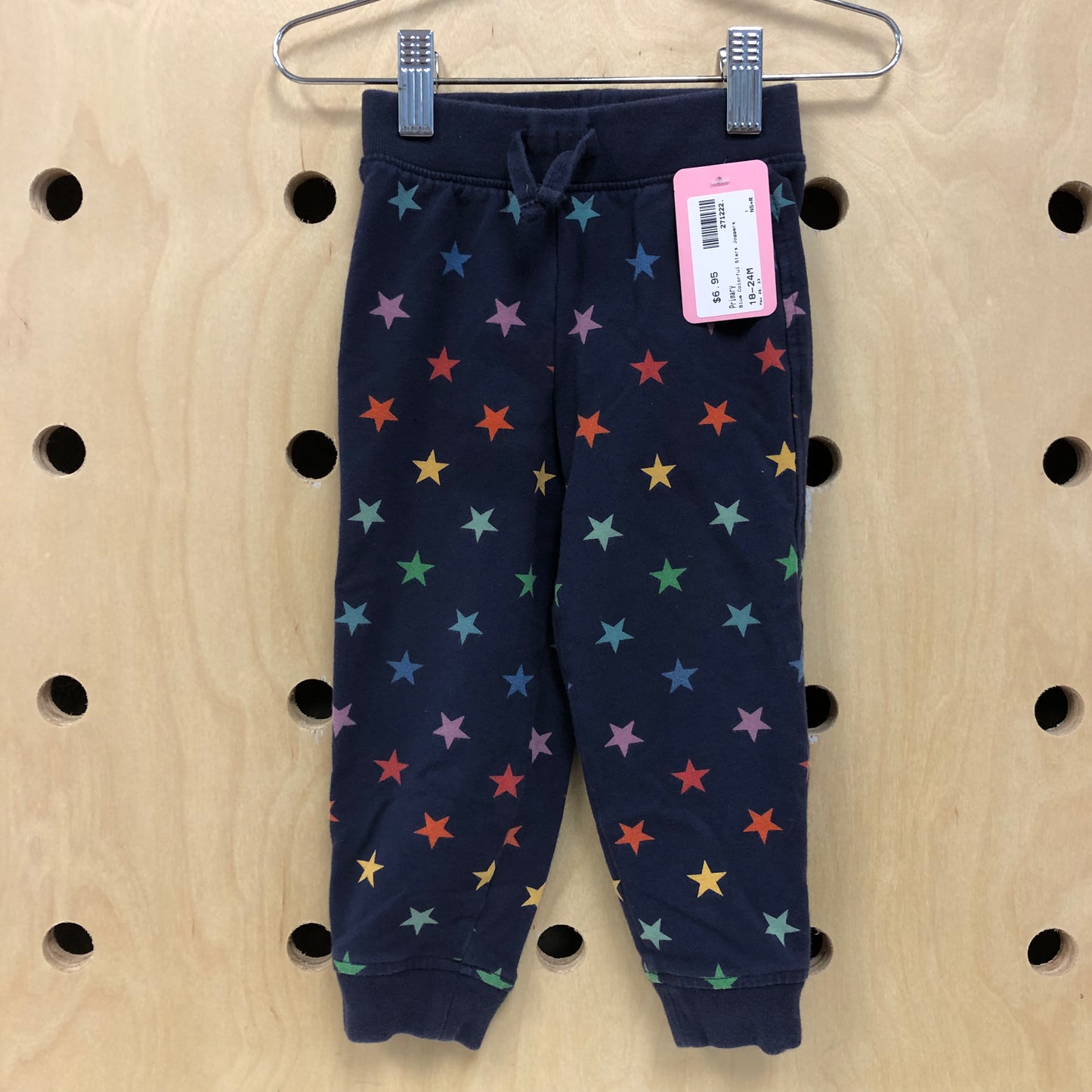 Blue Colorful Stars Joggers