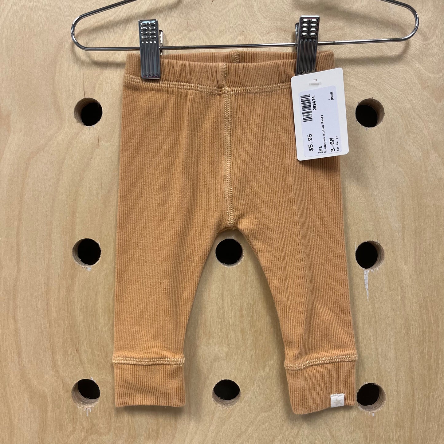 Goldenrod Ribbed Pants