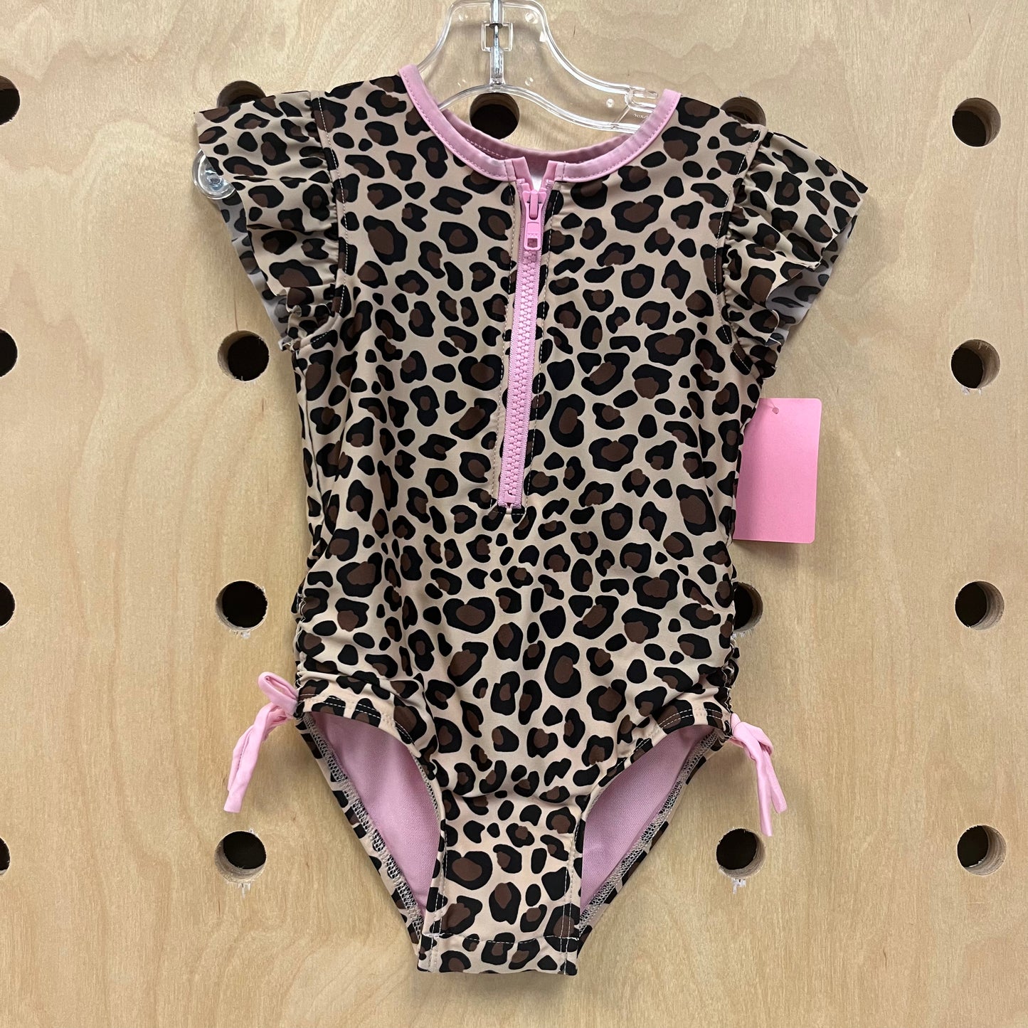 Leopard Zip Swimsuit