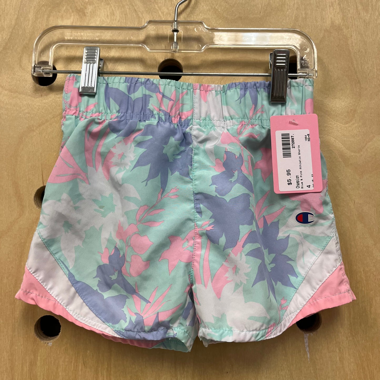 Blue & Pink Athletic Shorts