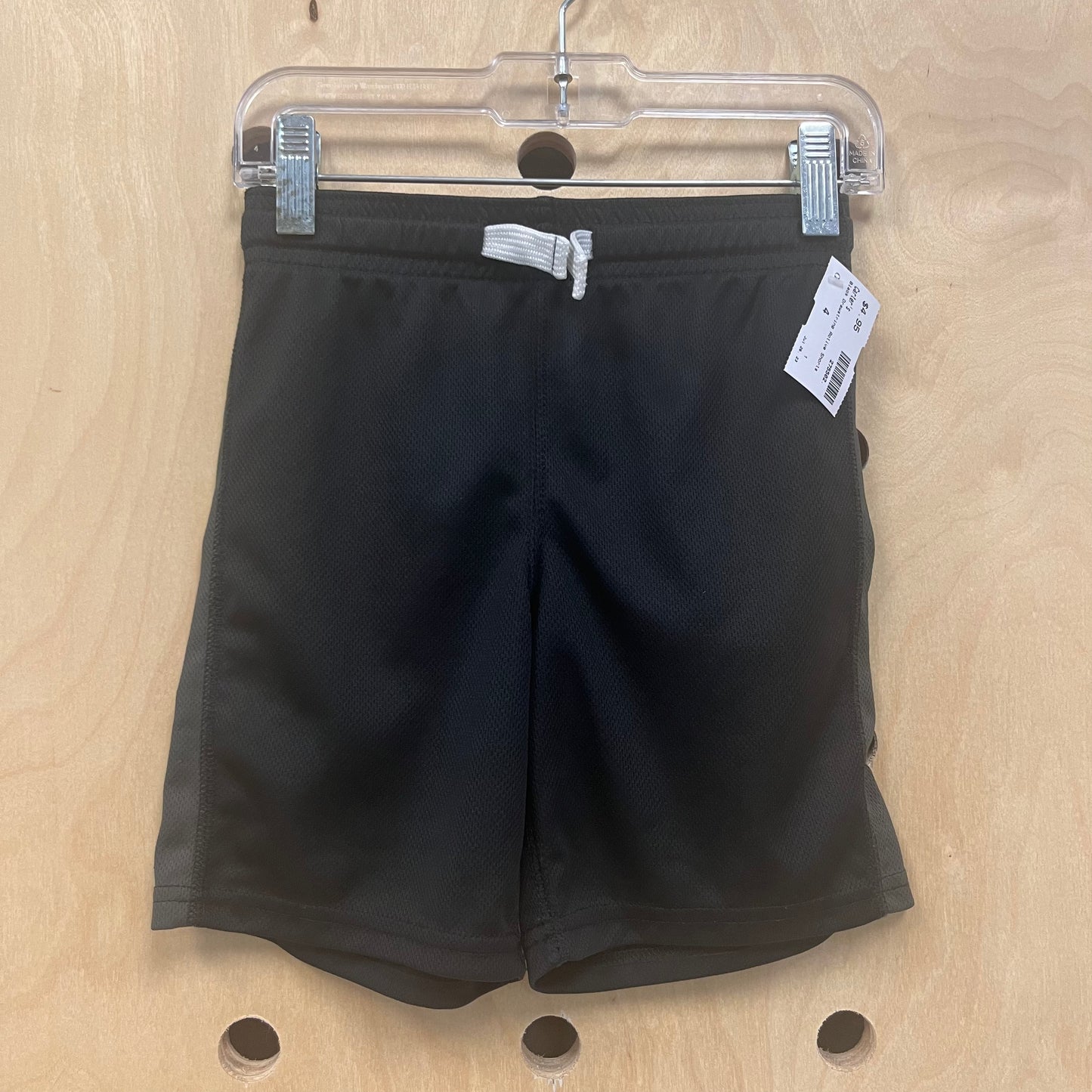 Black Drawstring Active Shorts