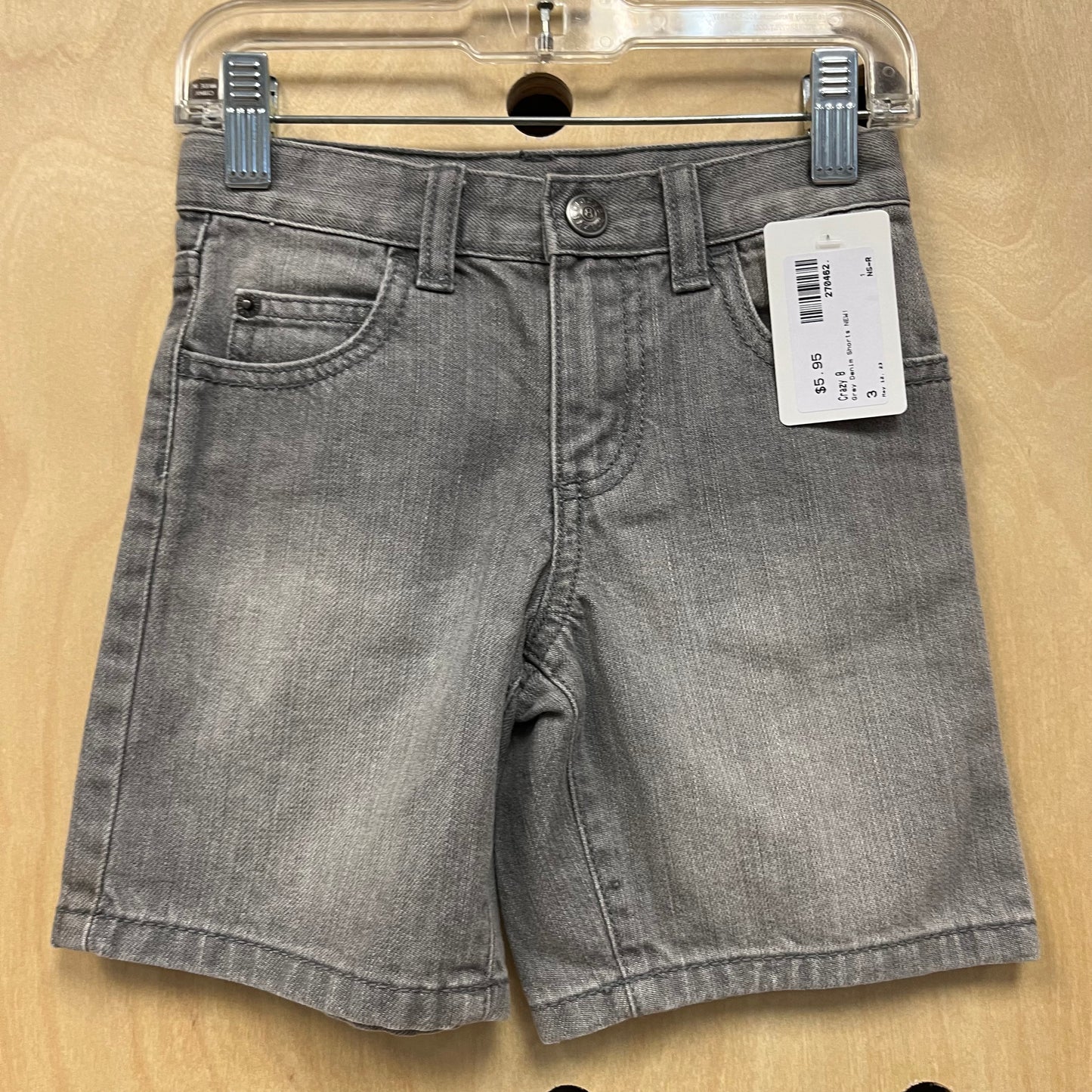 Grey Denim Shorts NEW!
