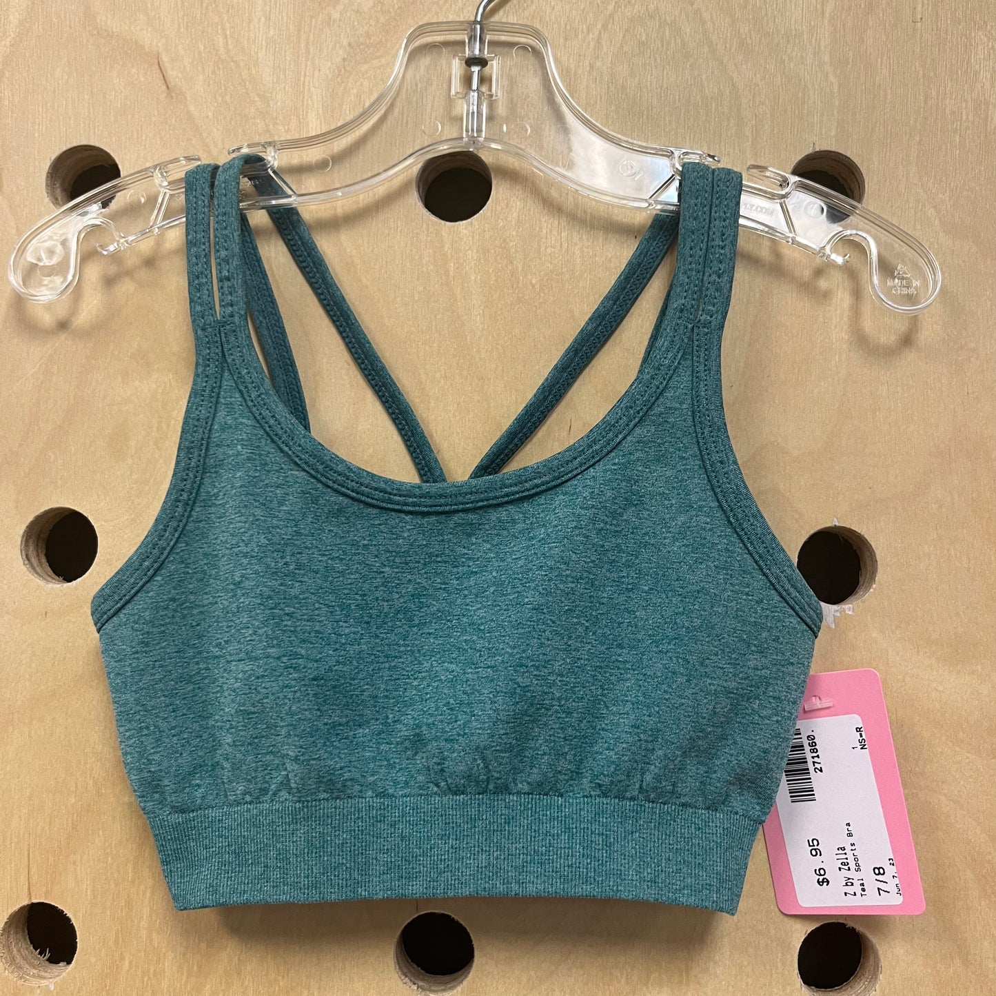 Teal Sports Bra