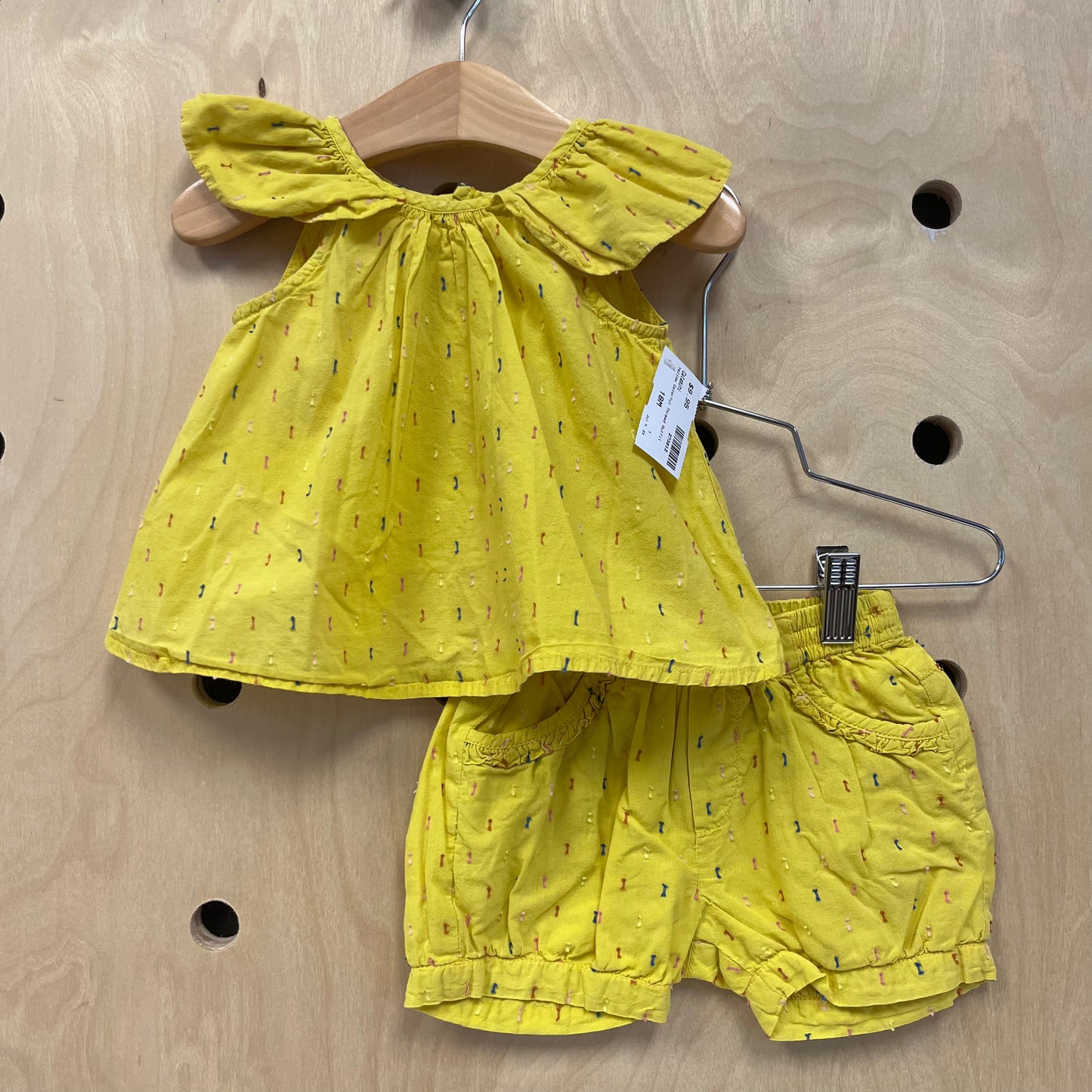 Yellow Colorful Thread Outfit