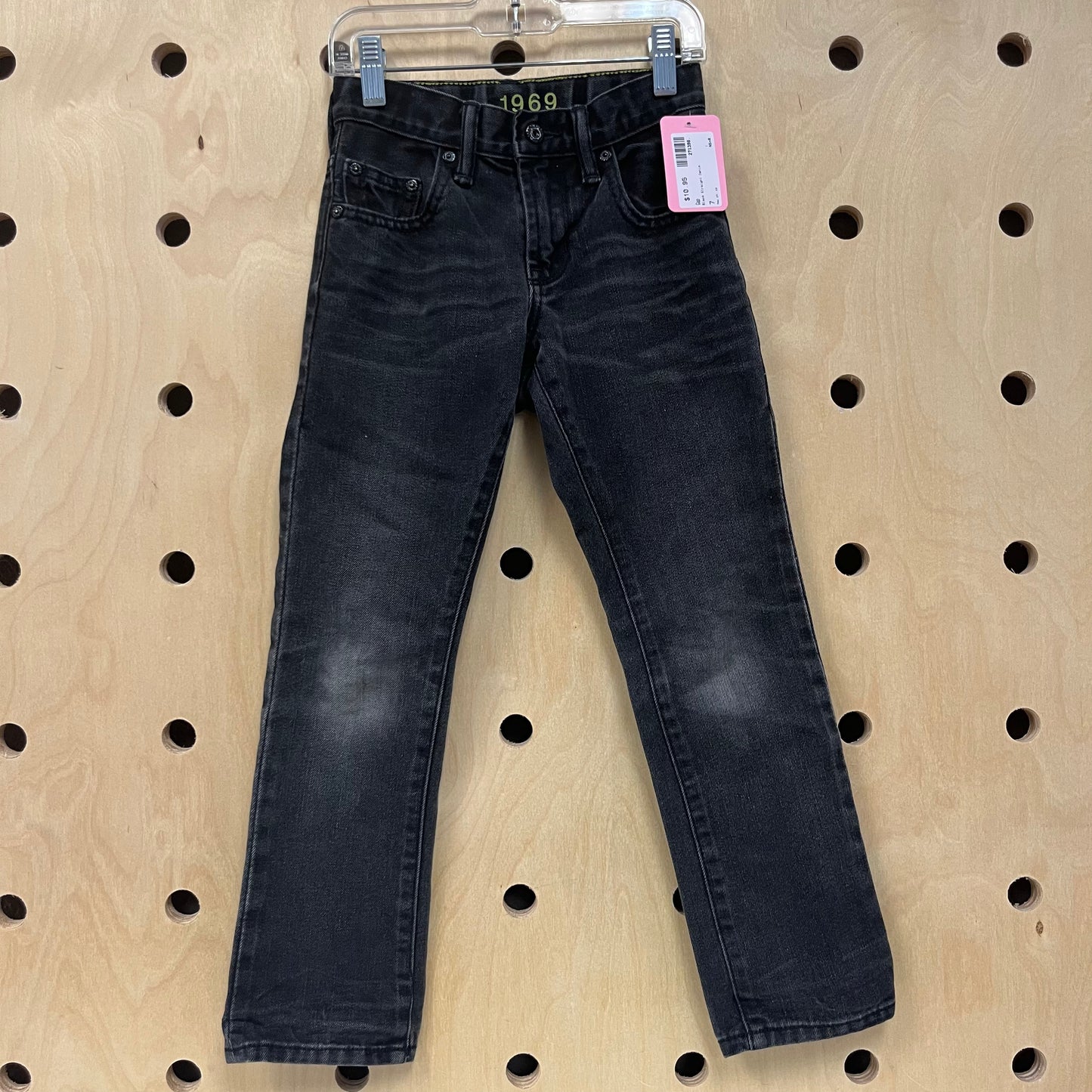 Black Straight Denim