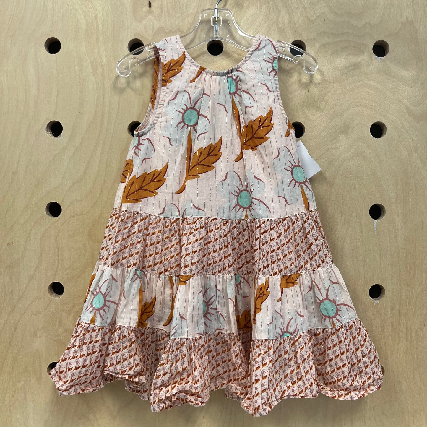 Pink Tinsel Striped Sun Dress