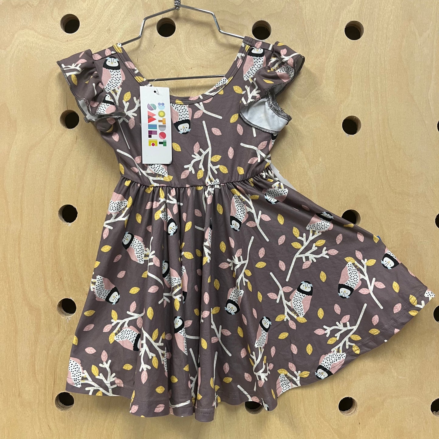 Grey Owl Twirl Dress NEW!