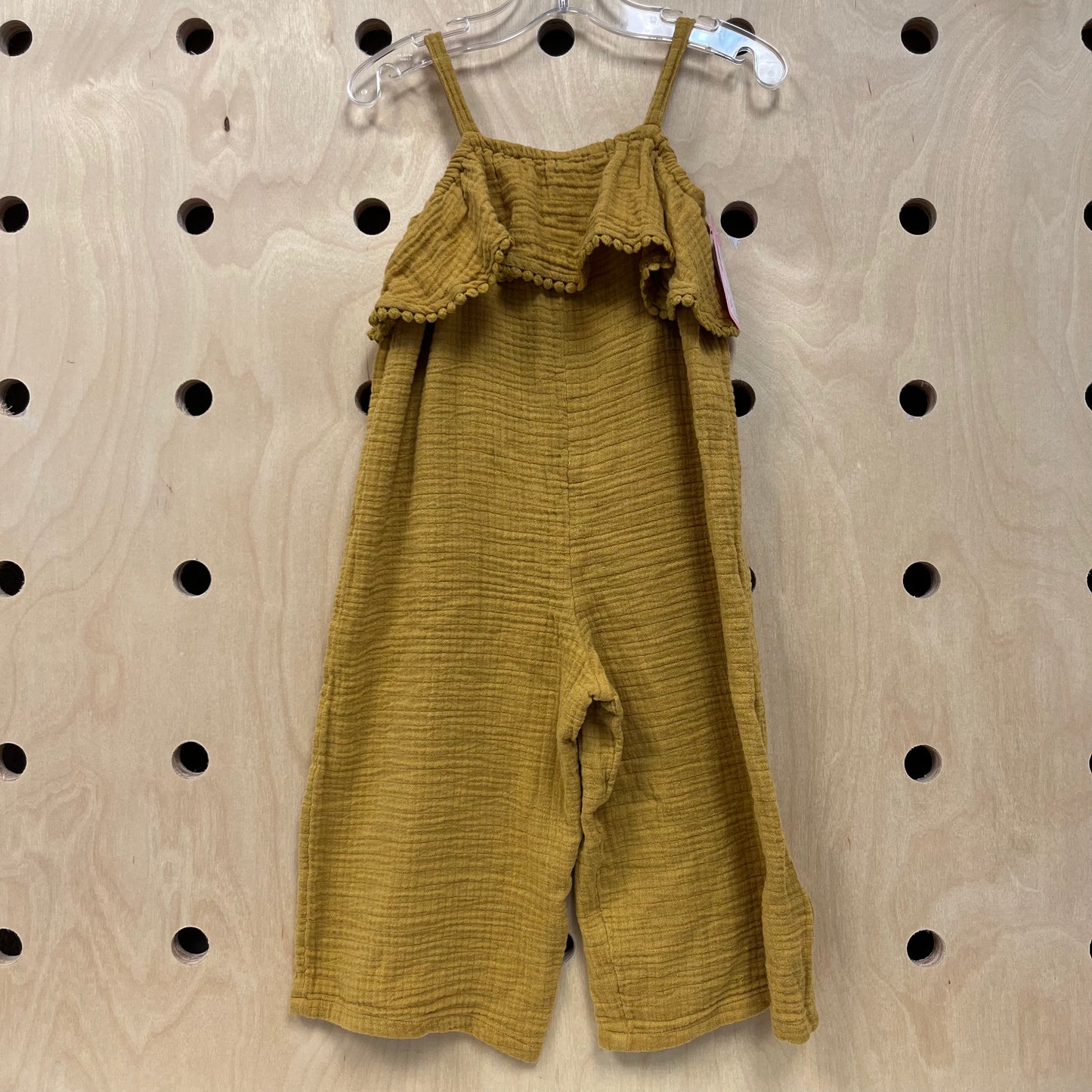 Mustard Gauze Romper