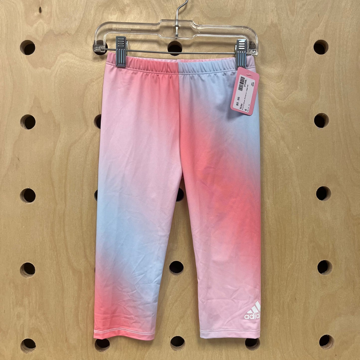 Pink & Blue Athletic Leggings