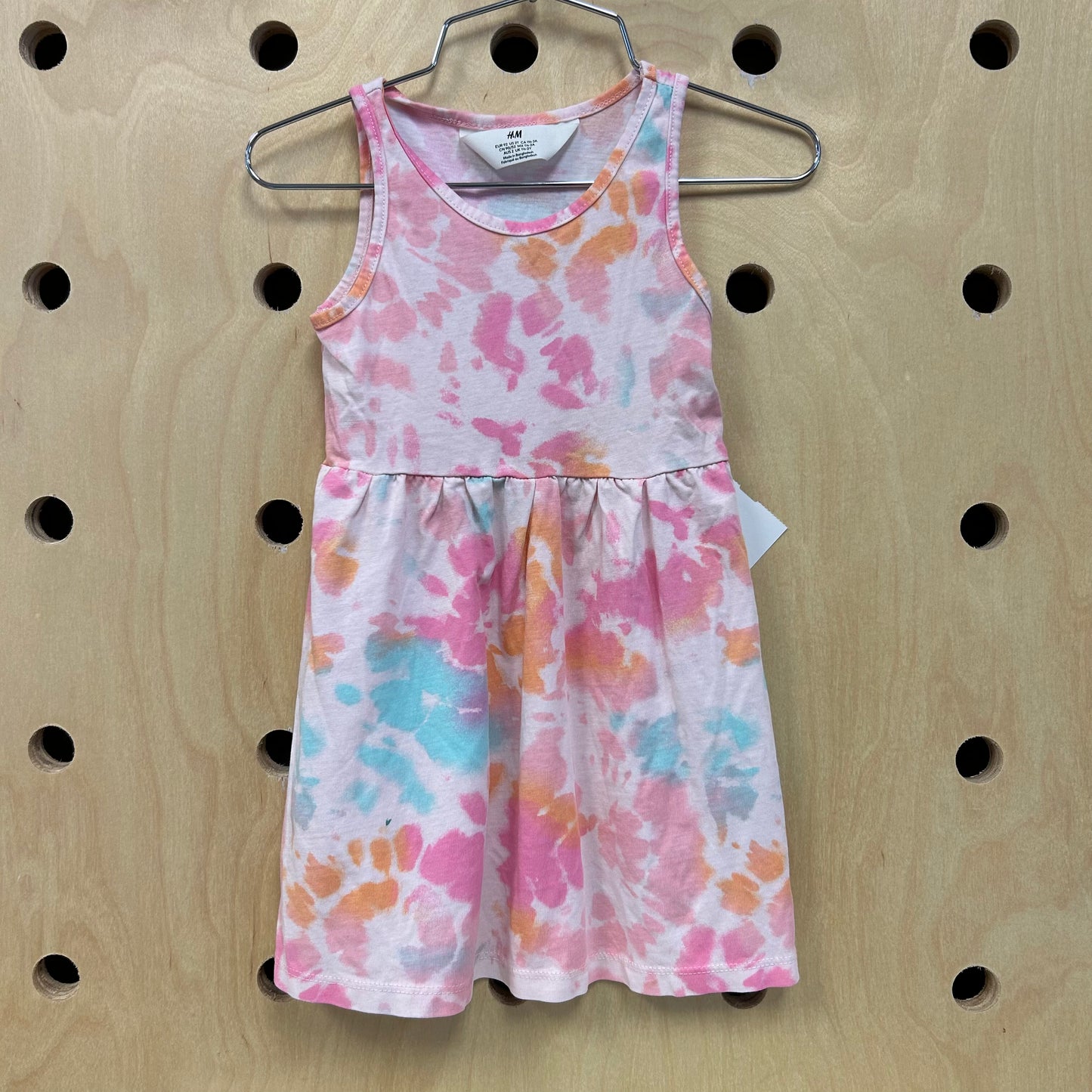 Pink Tie Dye Dress