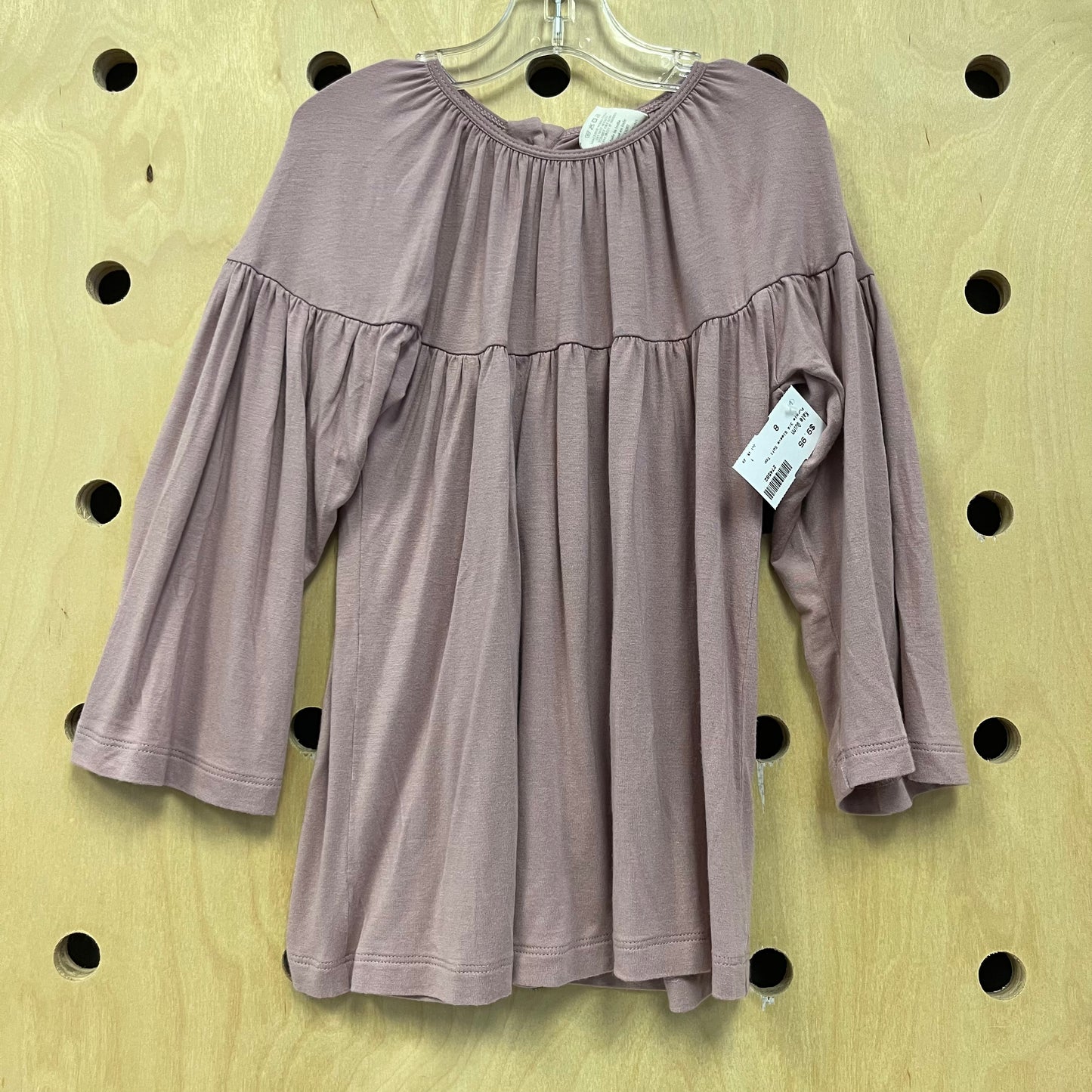 Purple 3/4 Sleeve Soft Top