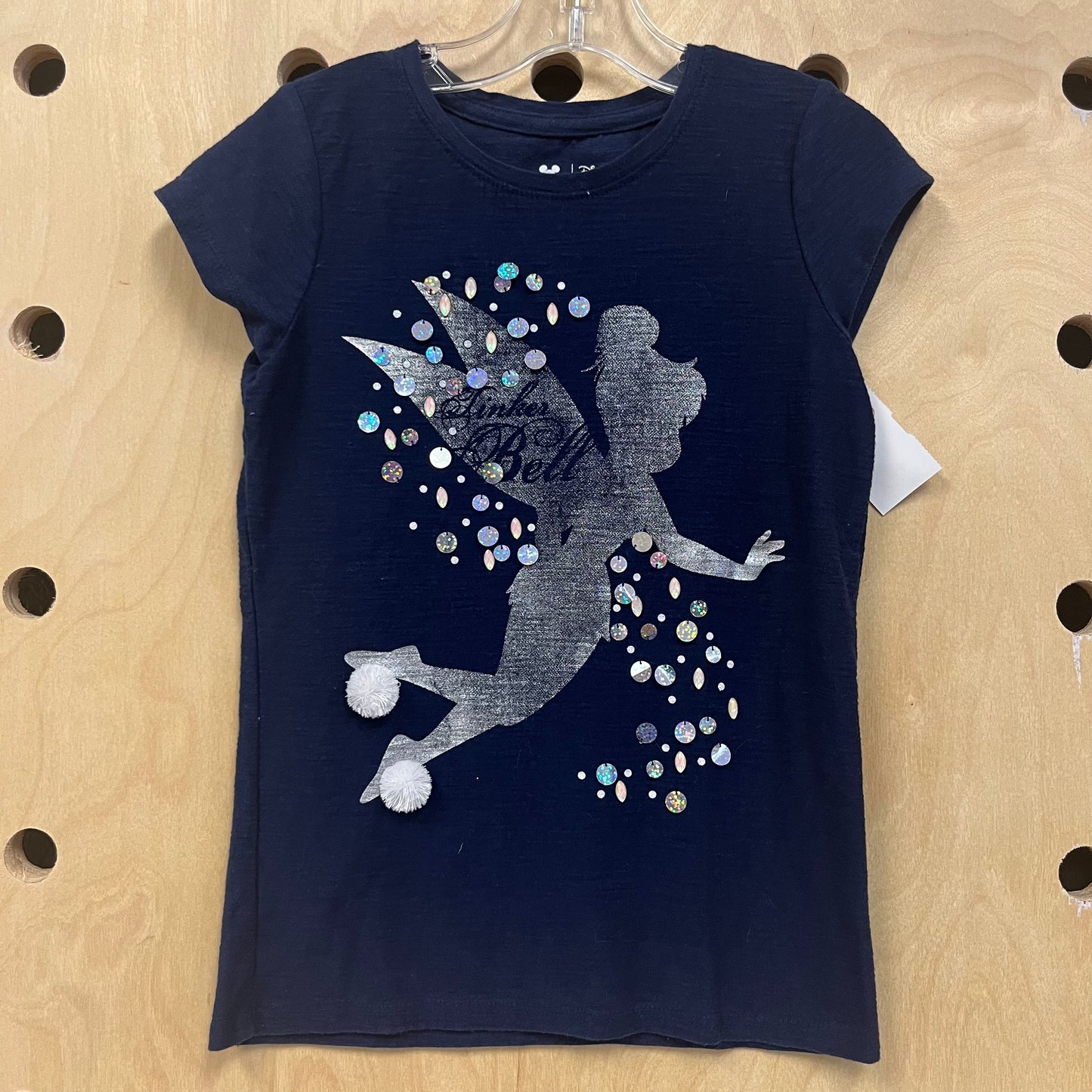Blue+Silver Sequin Tinkerbell Tee