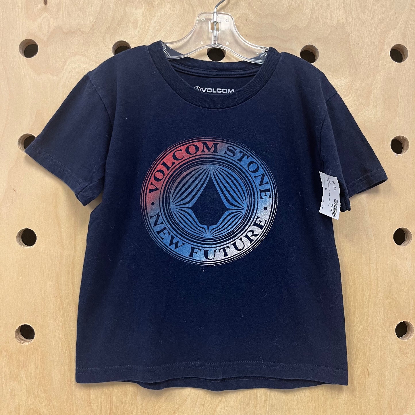 Blue Volcom Stone Logo Tee
