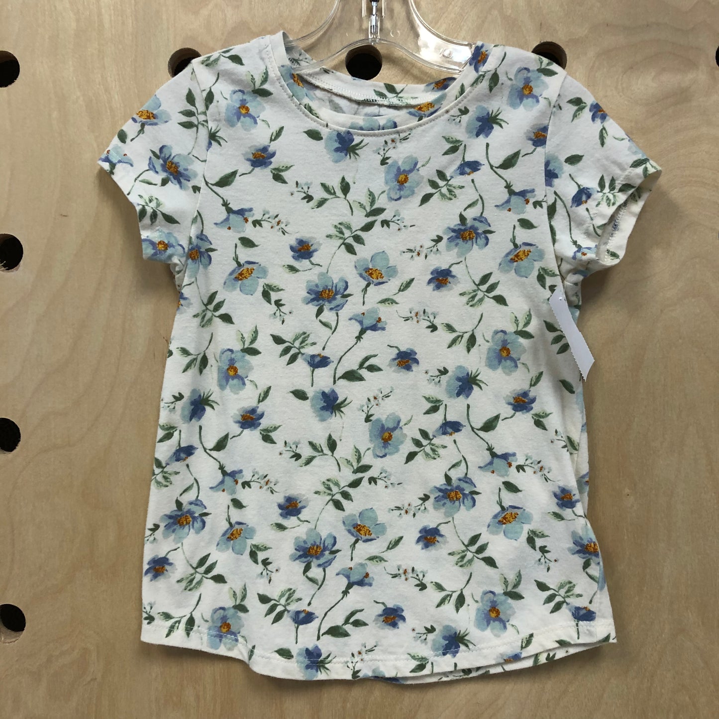 Blue Flower Cream Tee