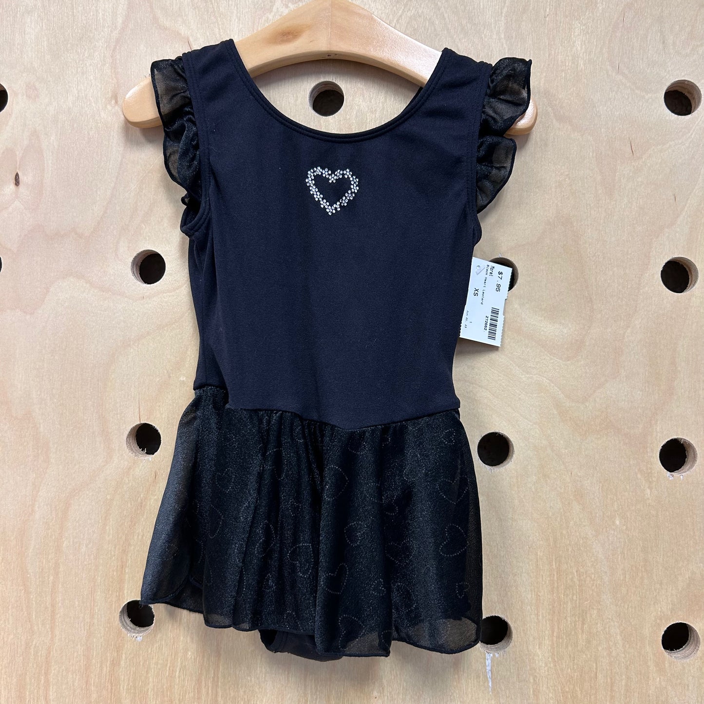 Black Heart Leotard