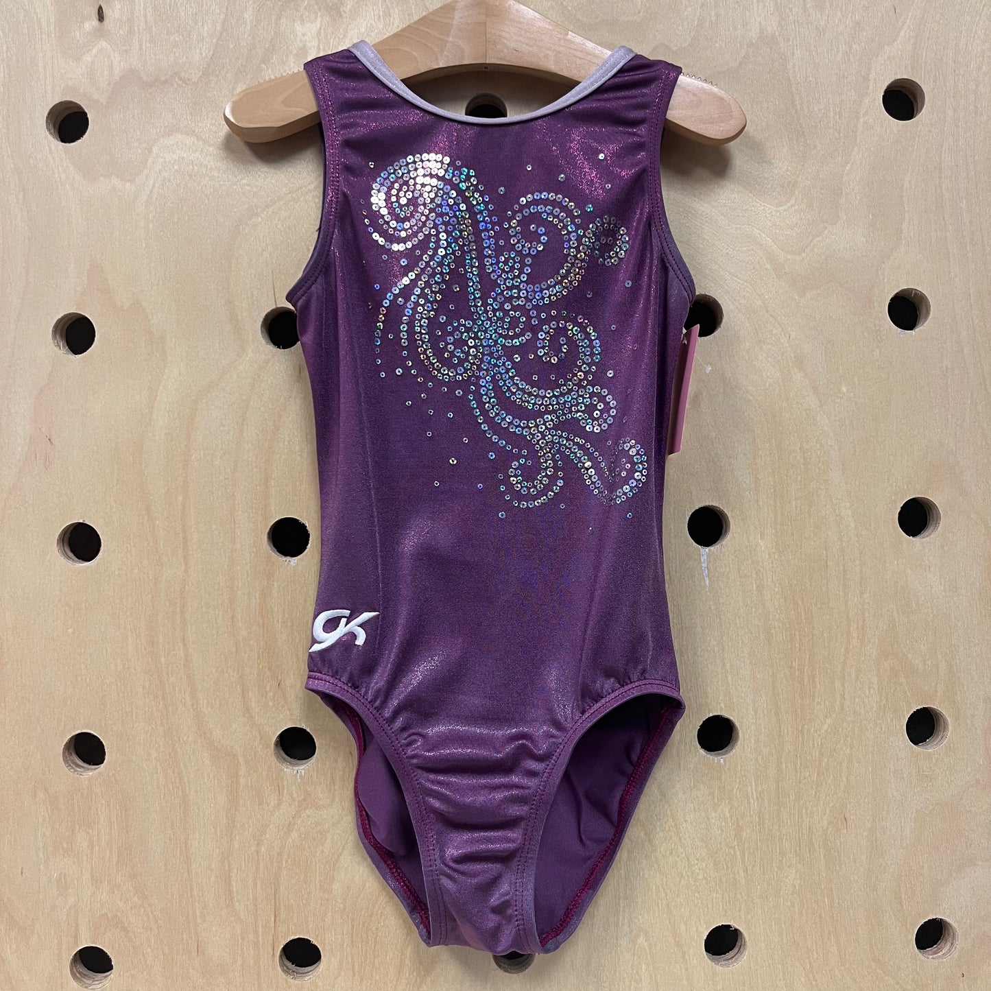 Purple Sequins Leotard