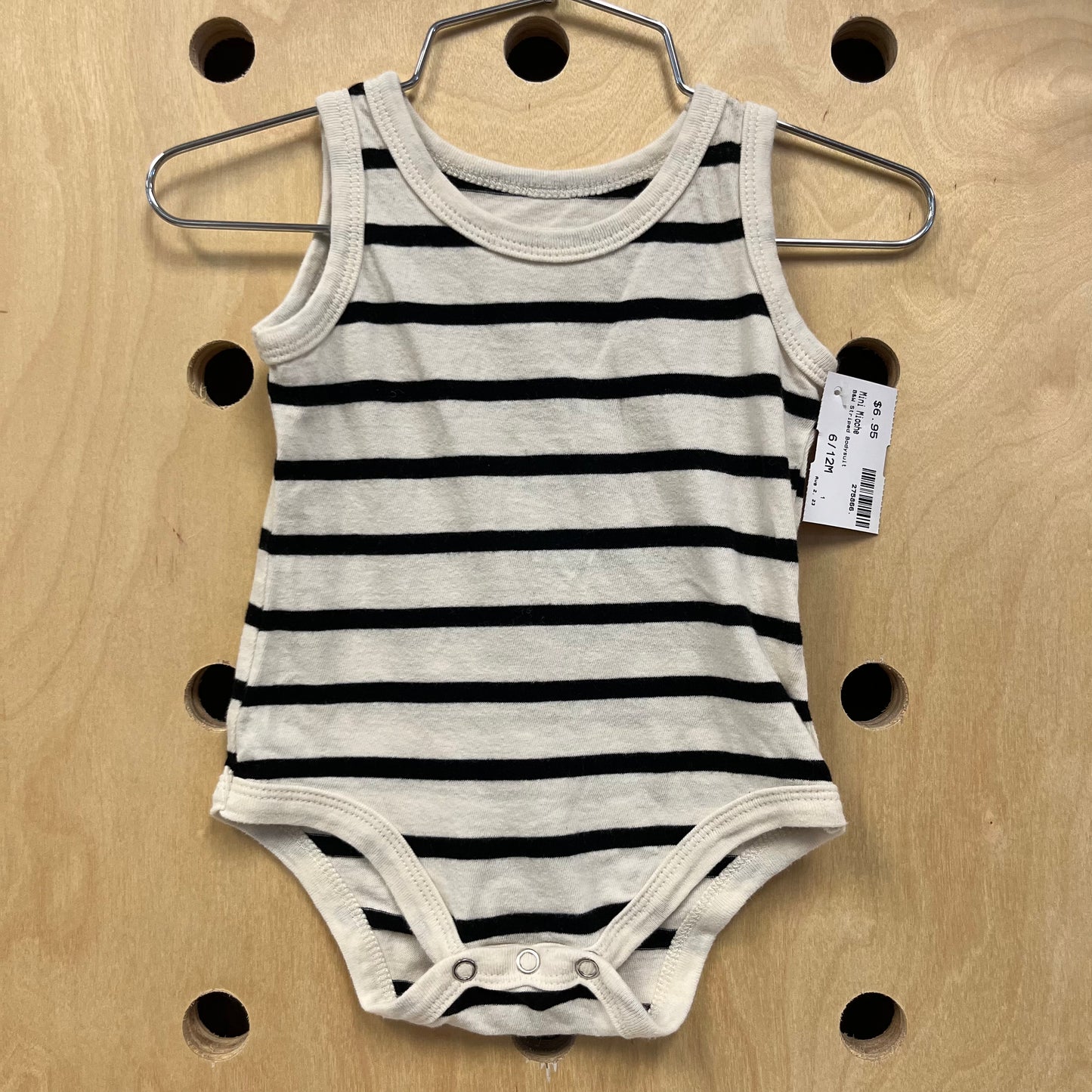 B&W Striped Bodysuit