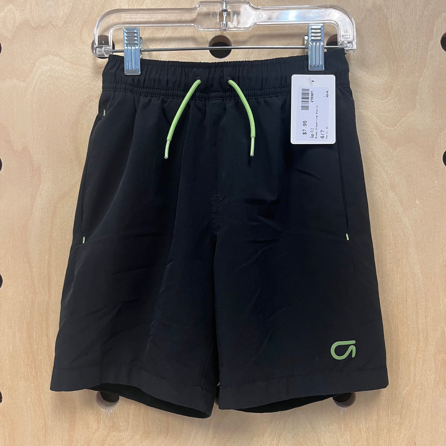 Black Drawstring Shorts