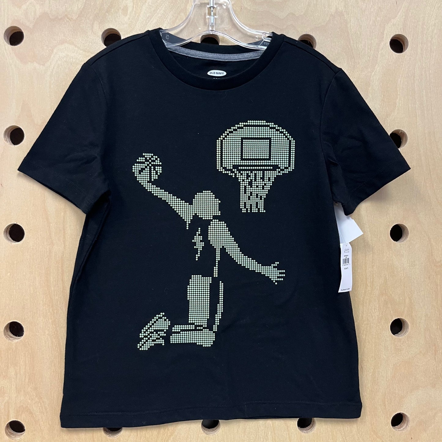 Black Textured B-Ball Tee NEW!