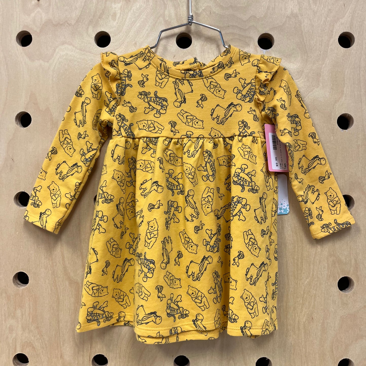 Yellow Pooh & Friends Dress NEW!