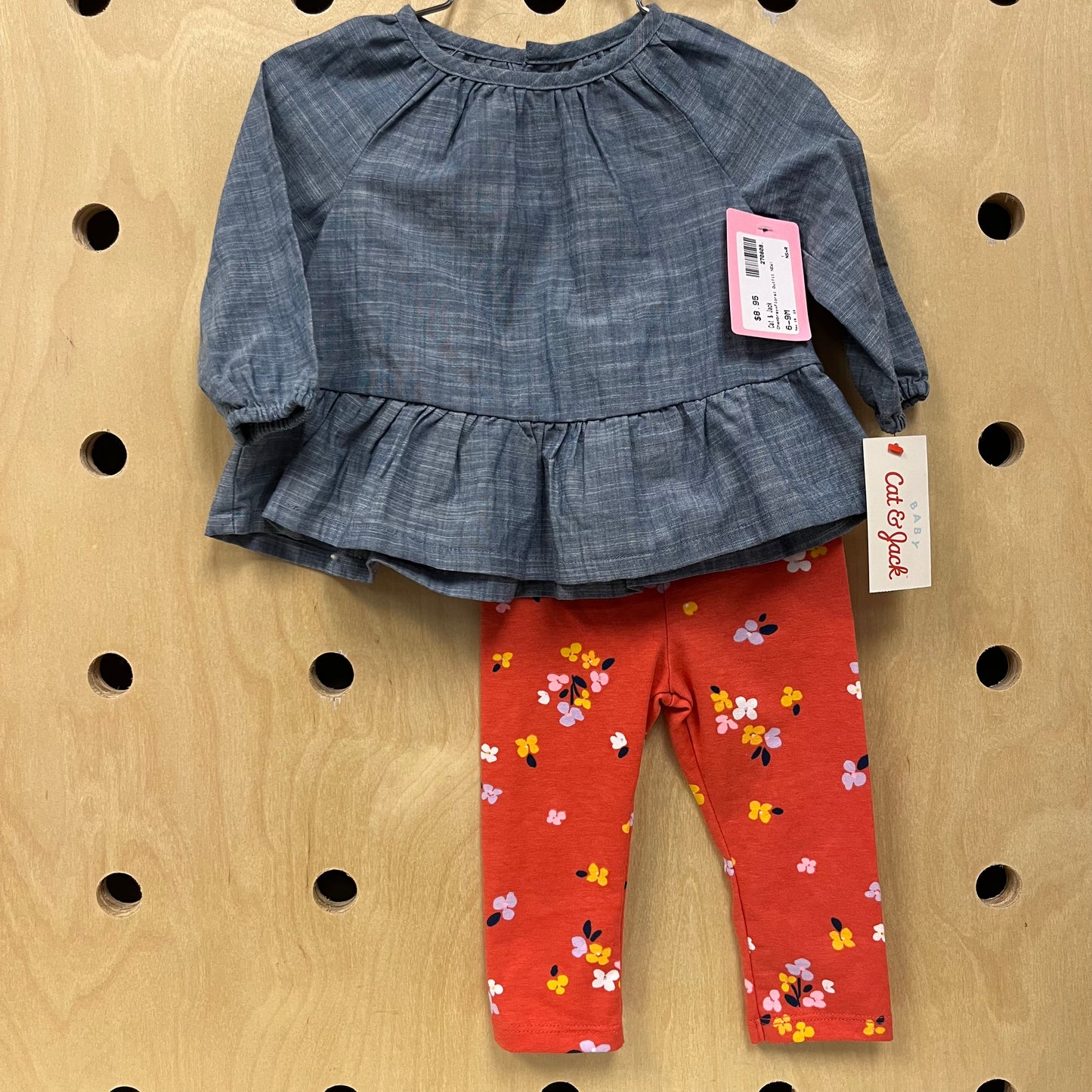 Chambray+Floral Outfit NEW!