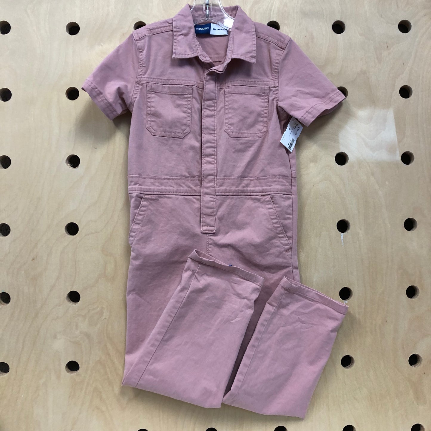 Pink Utility Jumpsuit