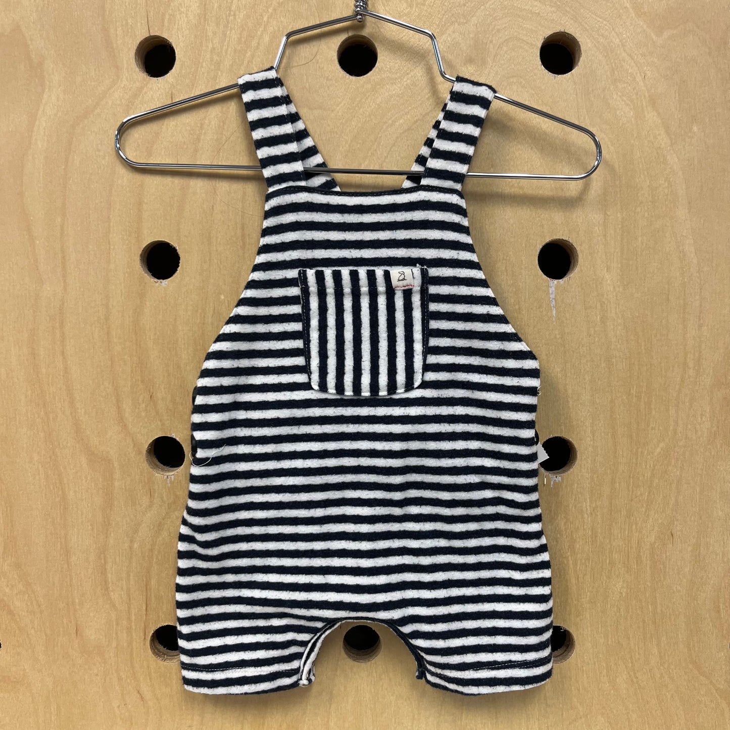 Blue Striped Overalls