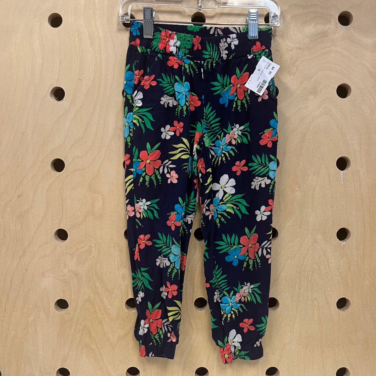 Navy Blue Tropical Pants