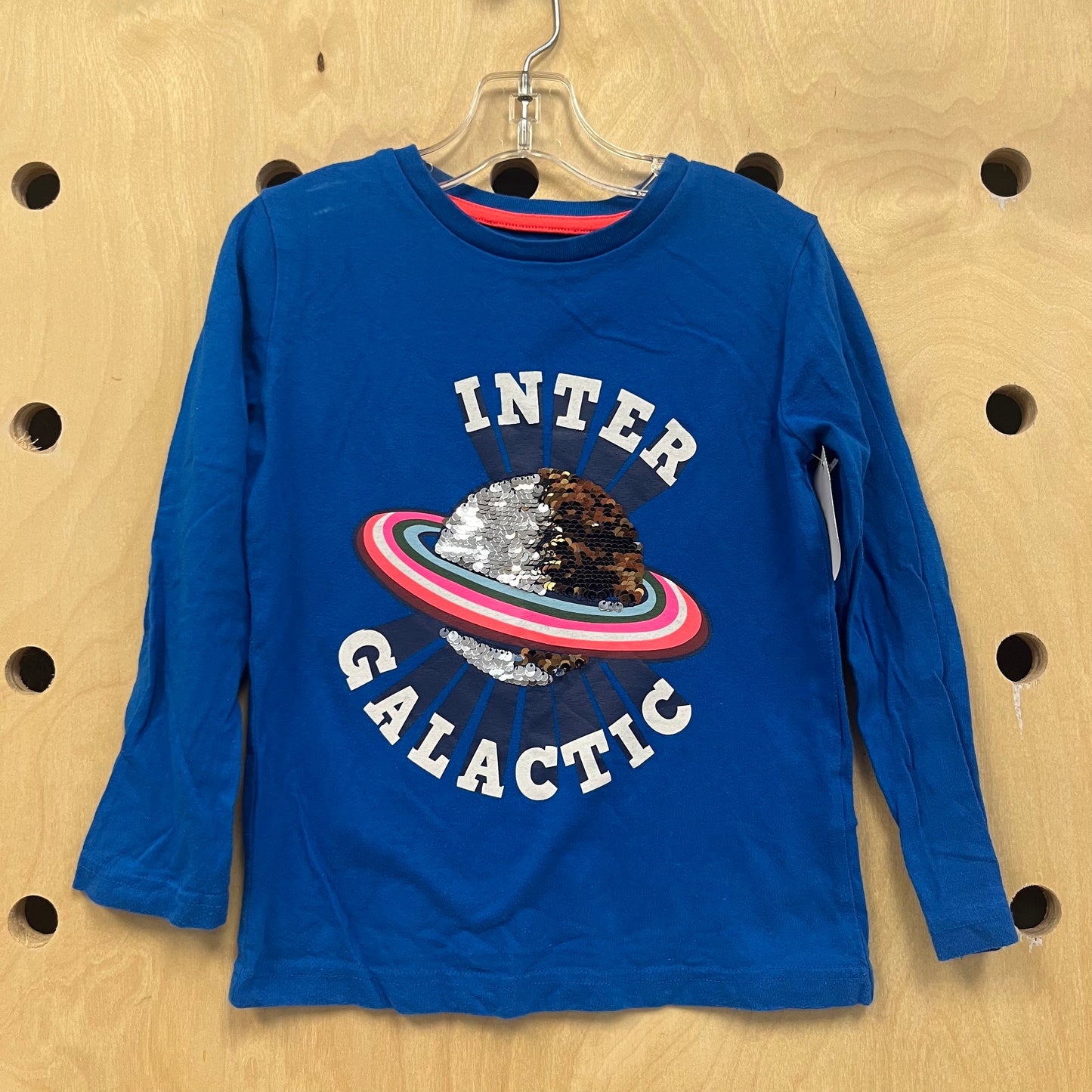 Blue Intertgalactic Long Sleeve Tee