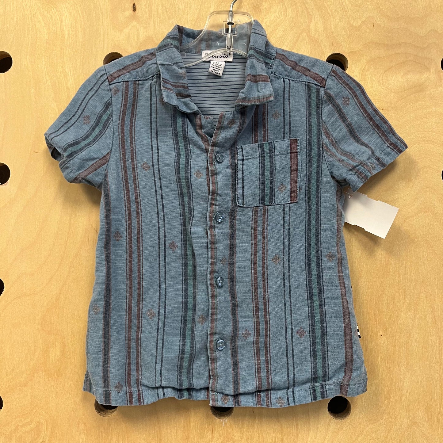 Blue Striped Button Down Shirt