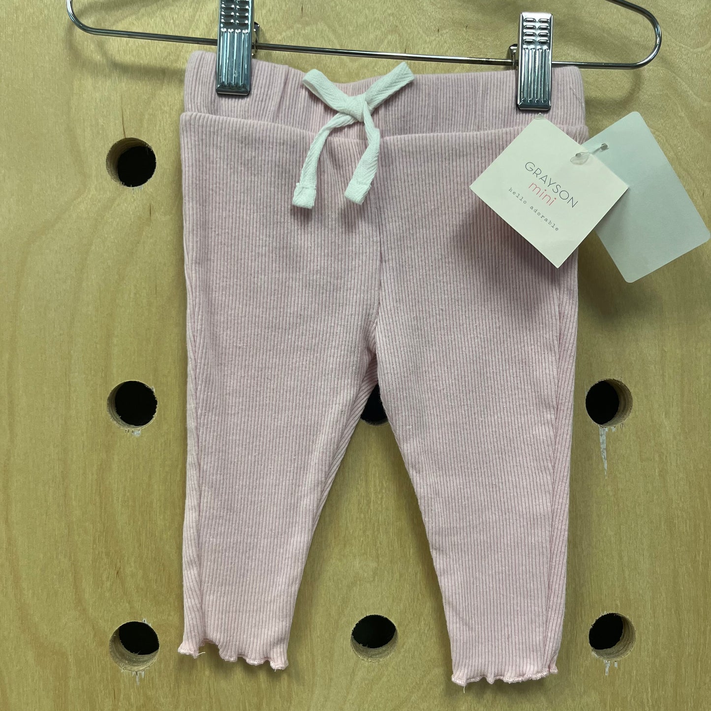 Pink Ribbed Leggings NEW!
