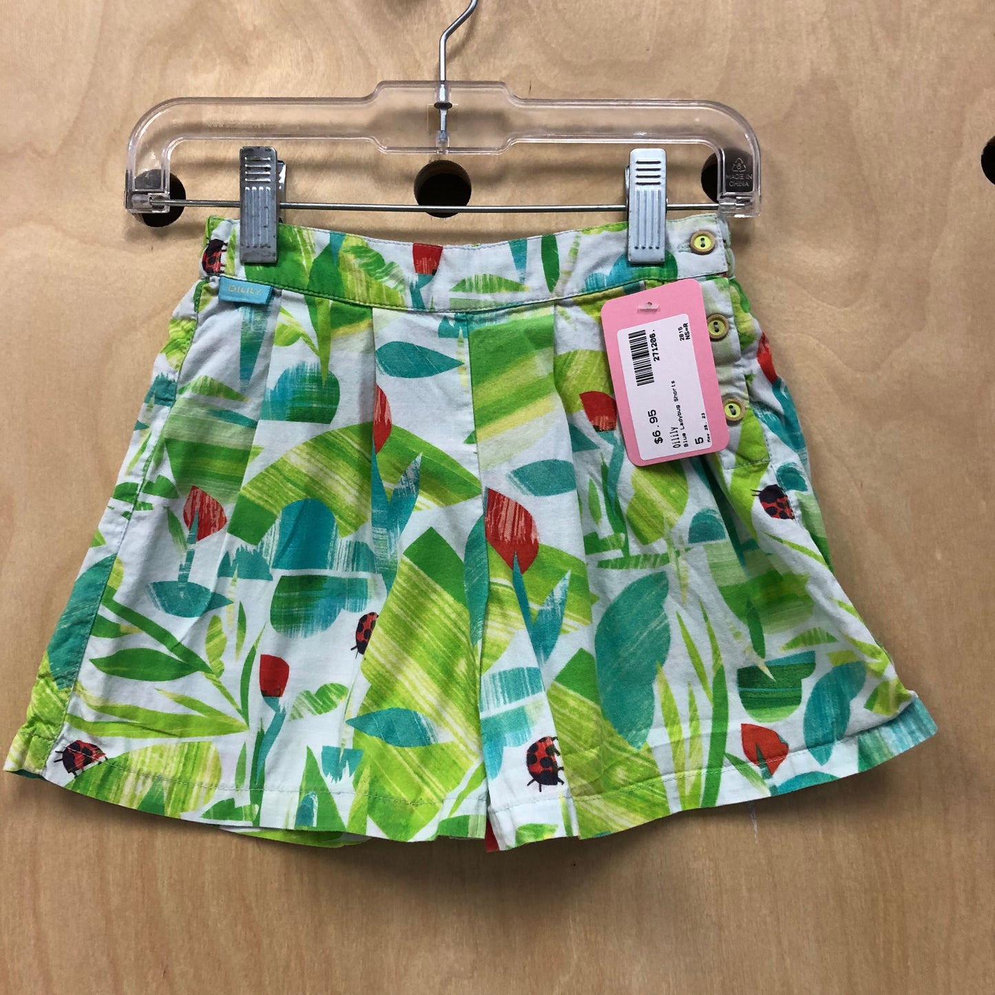 Blue Ladybug Shorts
