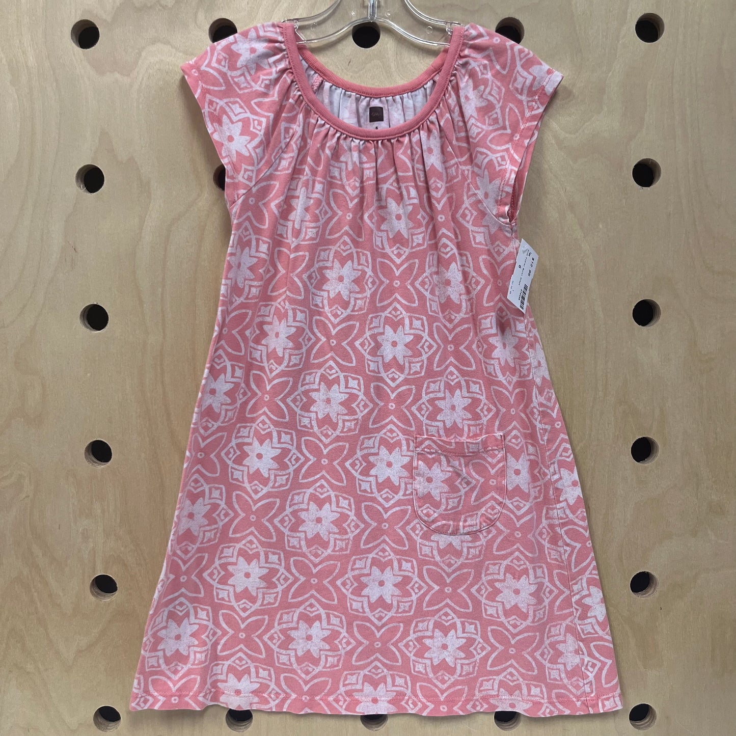 Pink Floral Burst Dress