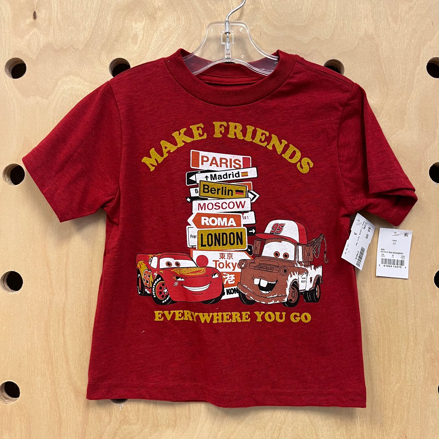 Make Friends Cars Tee