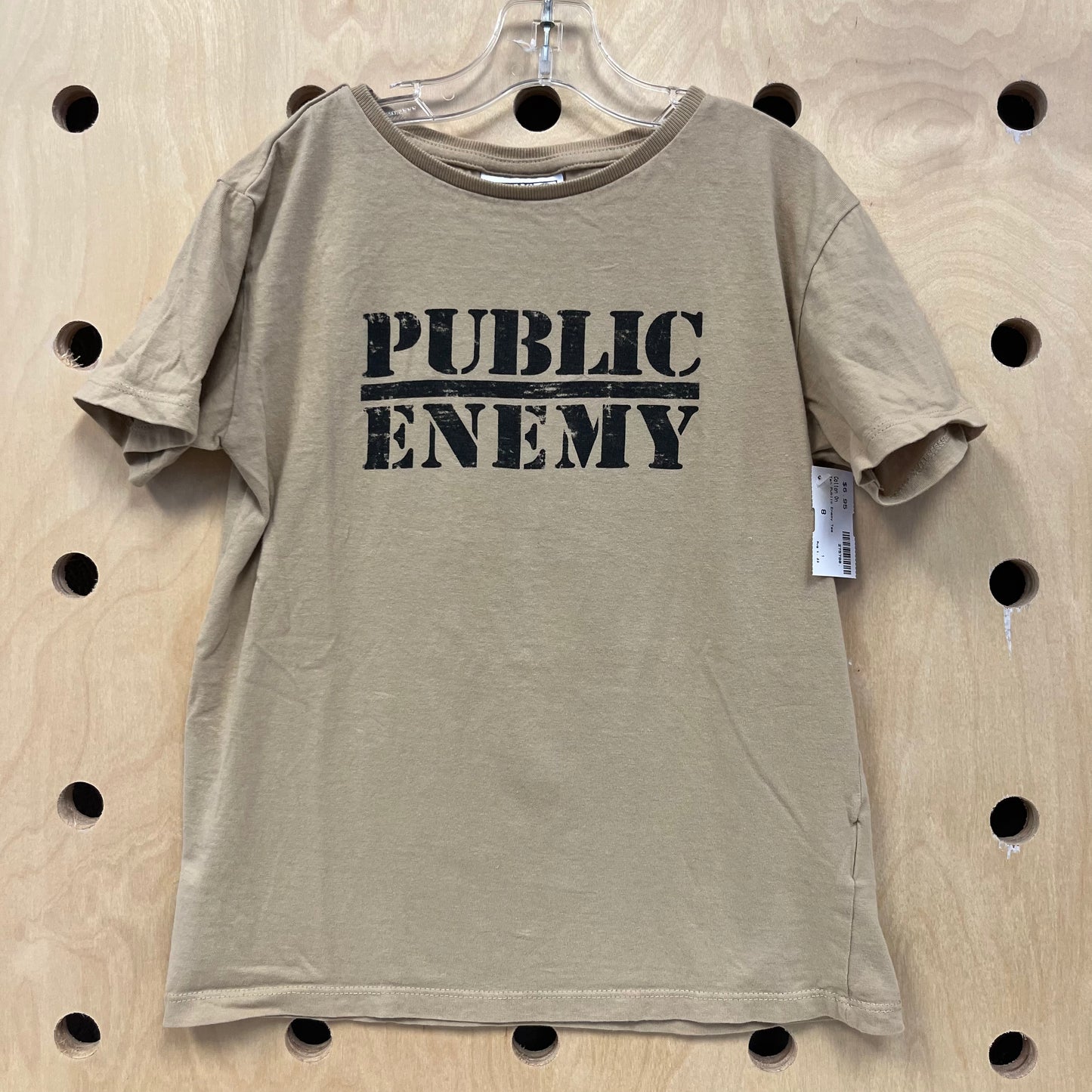 Tan Public Enemy Tee