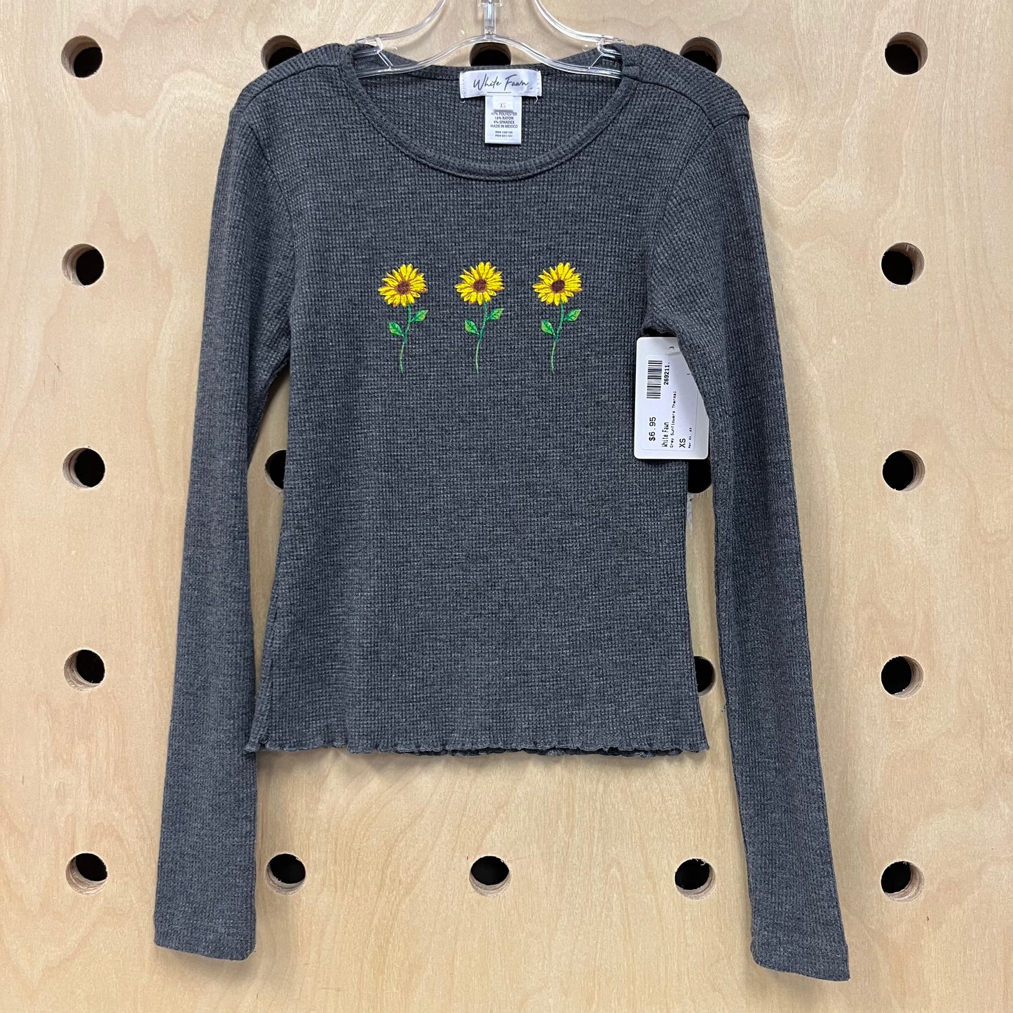 Grey Sunflowers Thermal