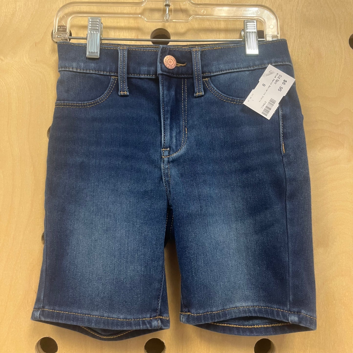 Blue Denim Ballerina Shorts