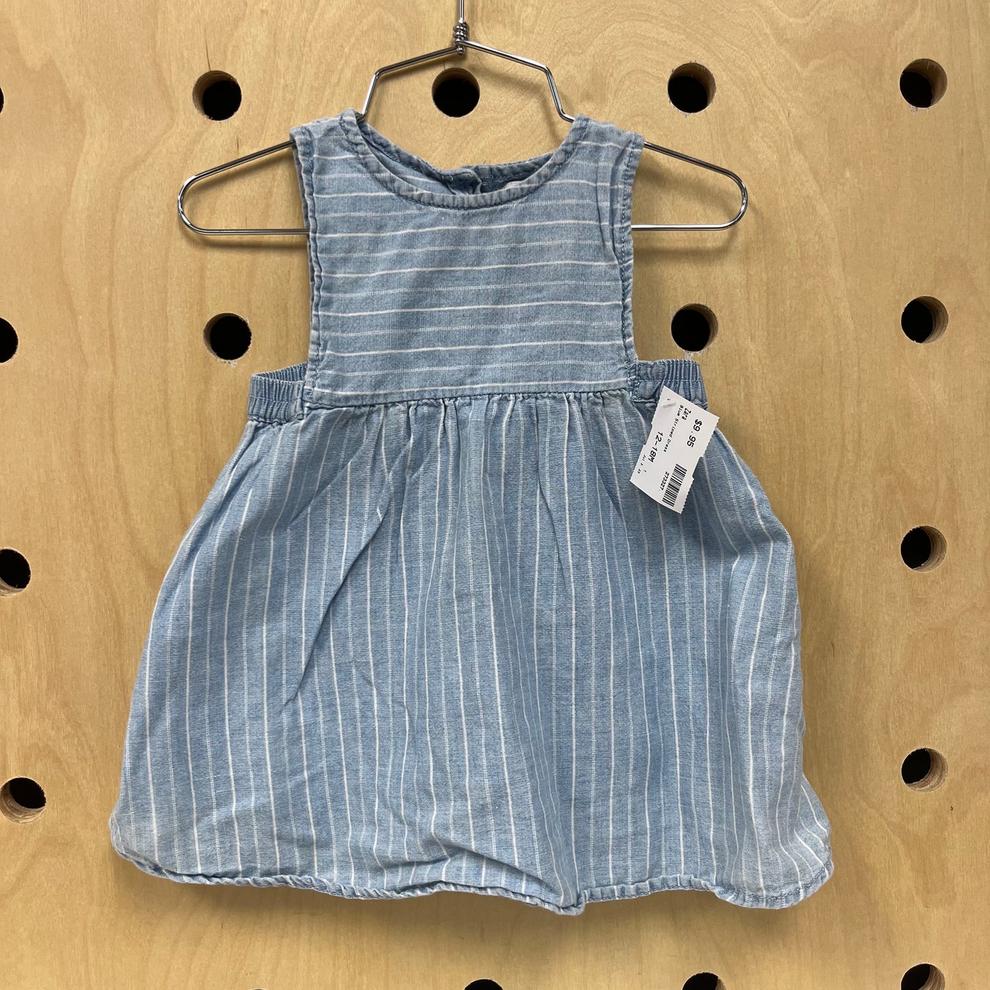 Blue Striped Dress