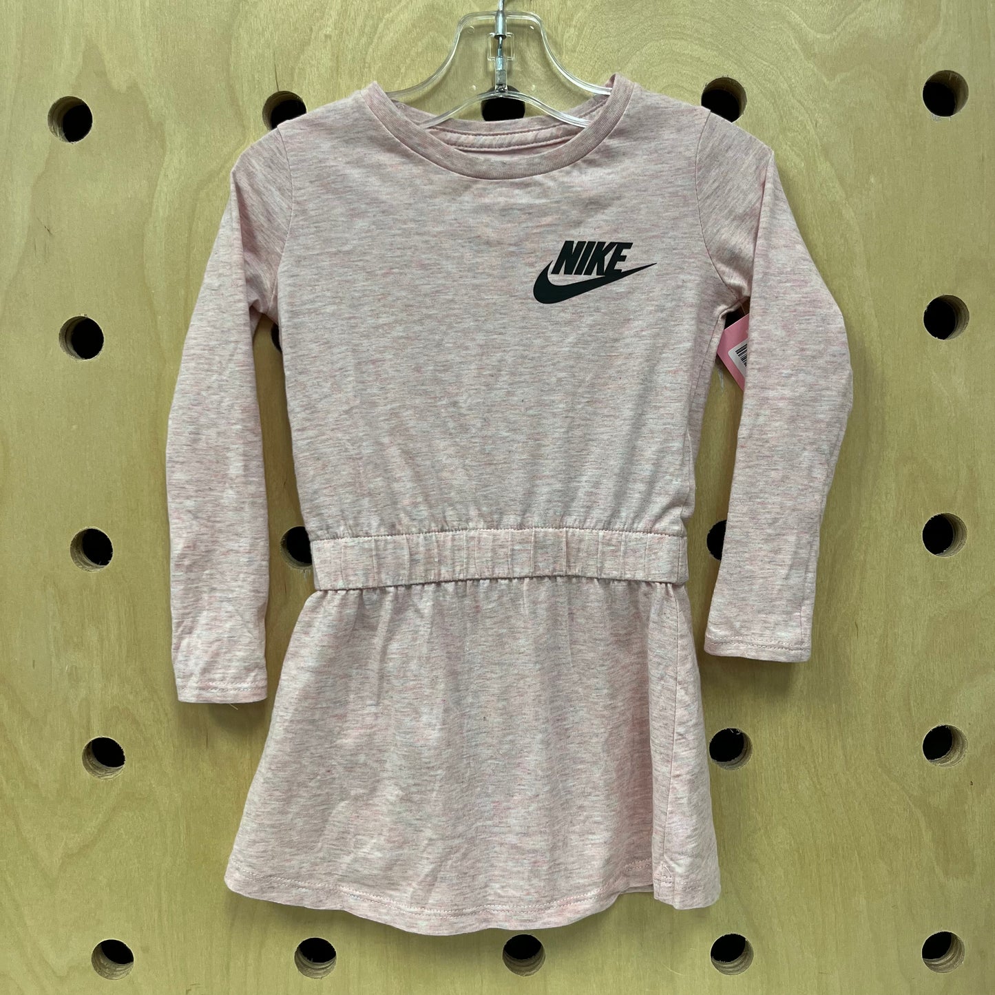 Pink Heather LS Dress