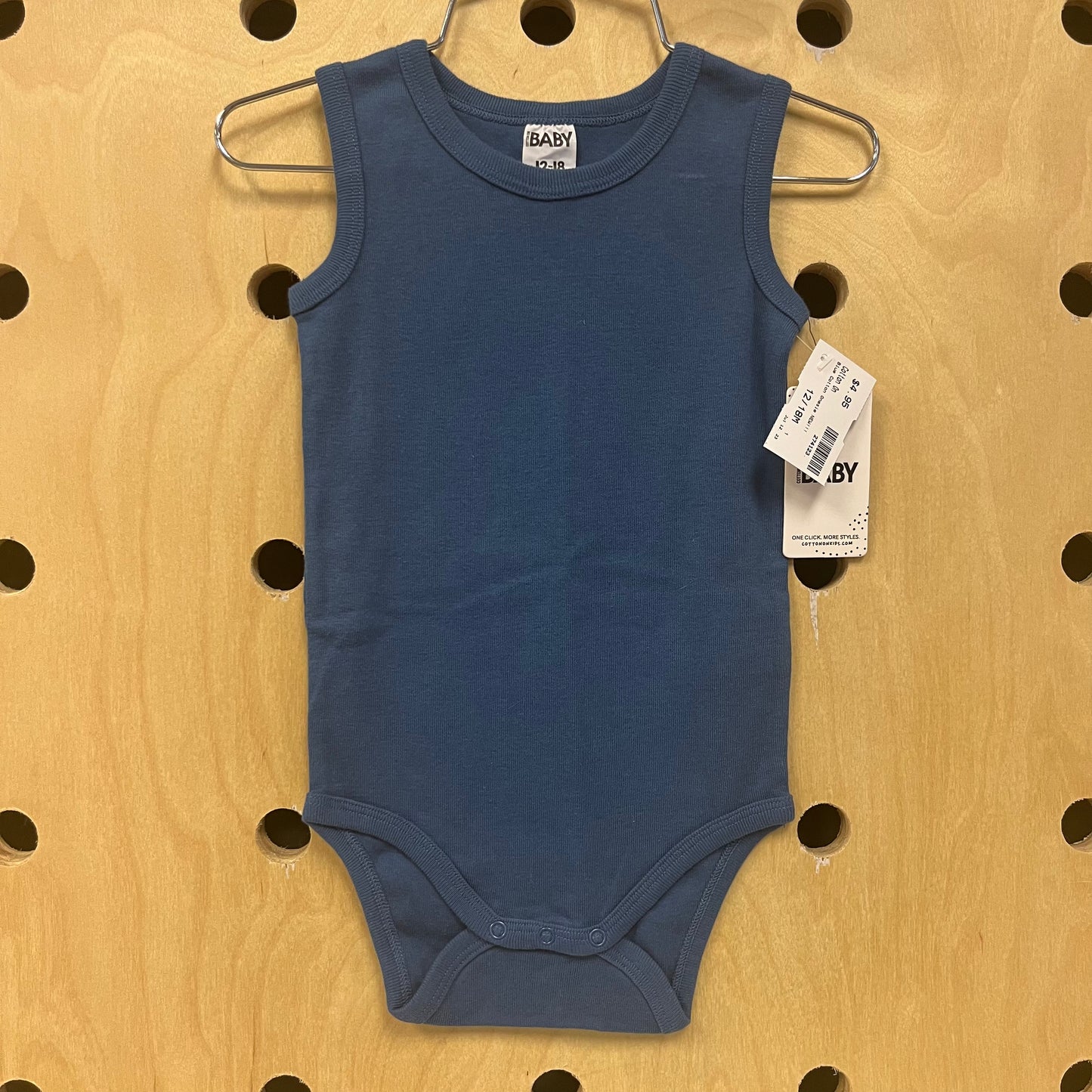 Blue Cotton Onesie NEW!!!