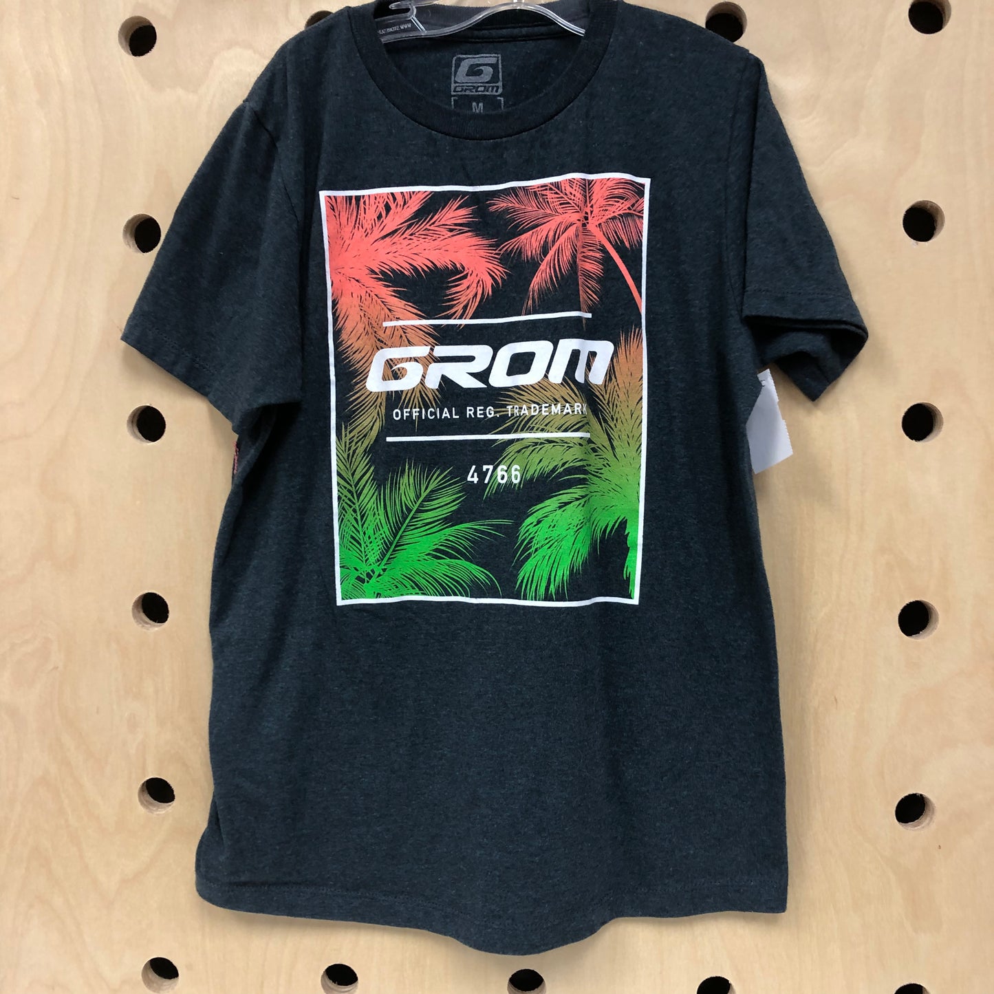 Blue Palm Scene Logo Tee