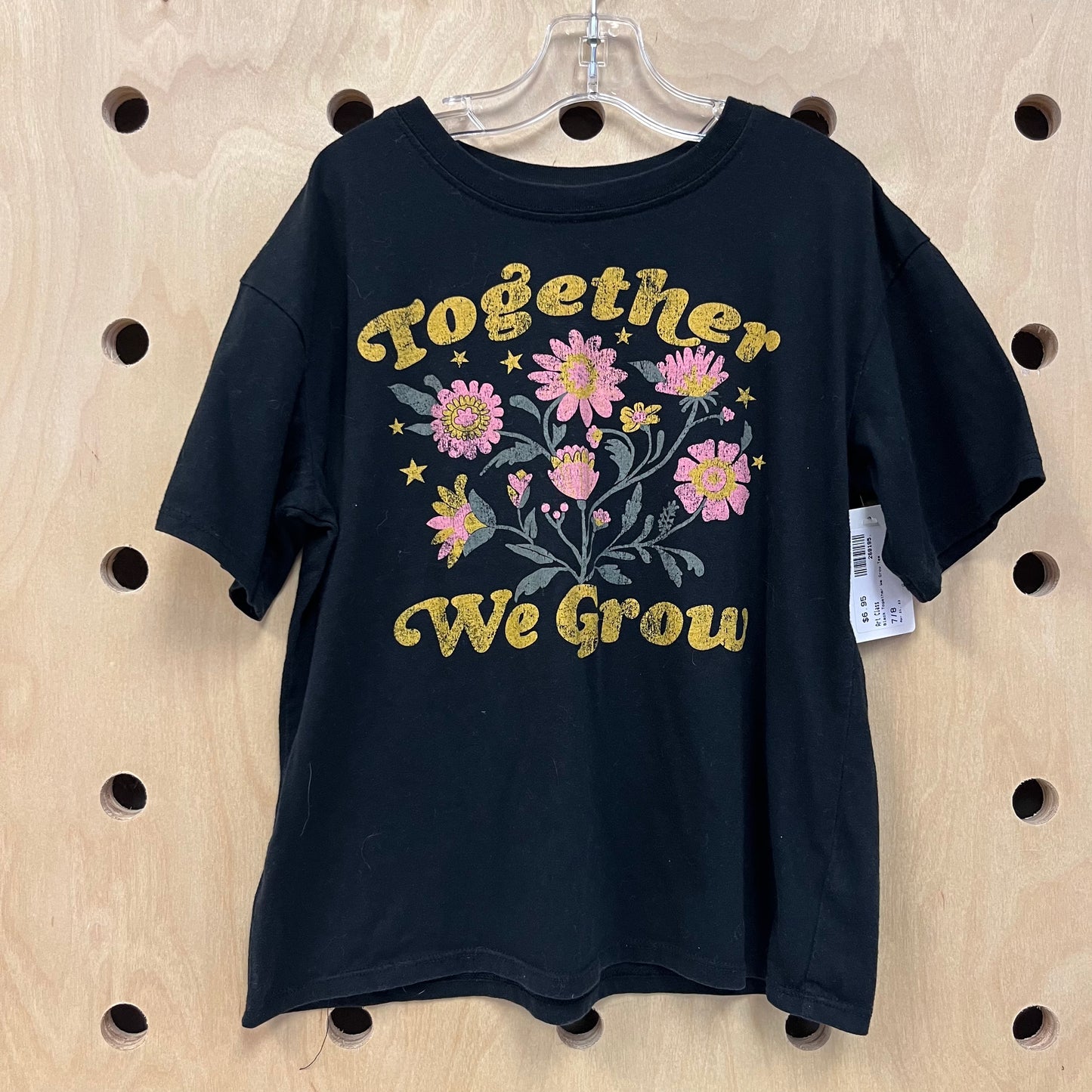 Black Together We Grow Tee