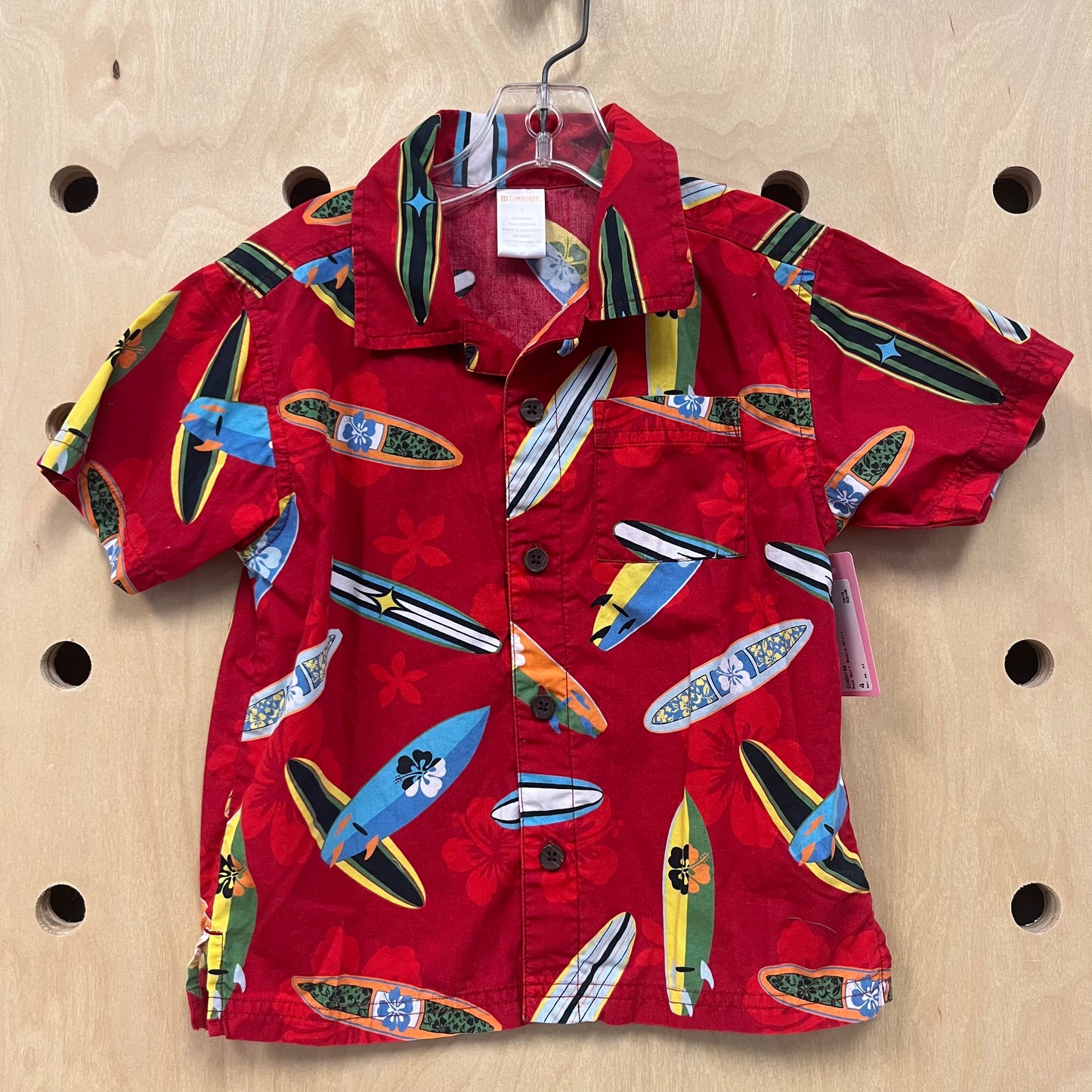 Red Surf Board Shirt