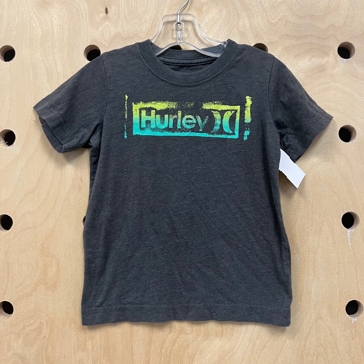 Grey Green & Blue Hurley Logo Tee