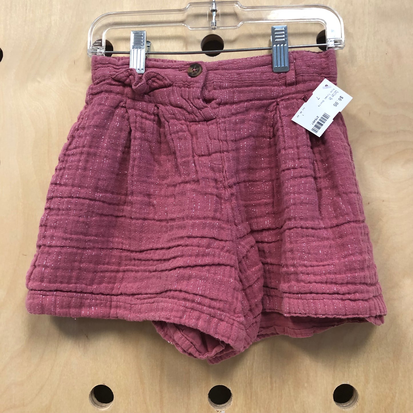 Pink Tinsel Shorts