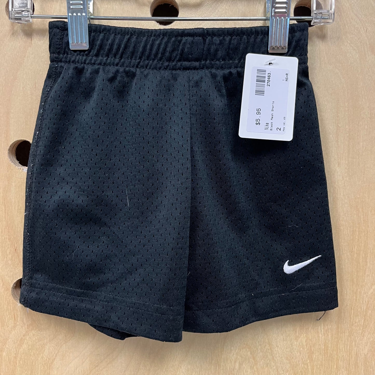 Black Mesh Shorts