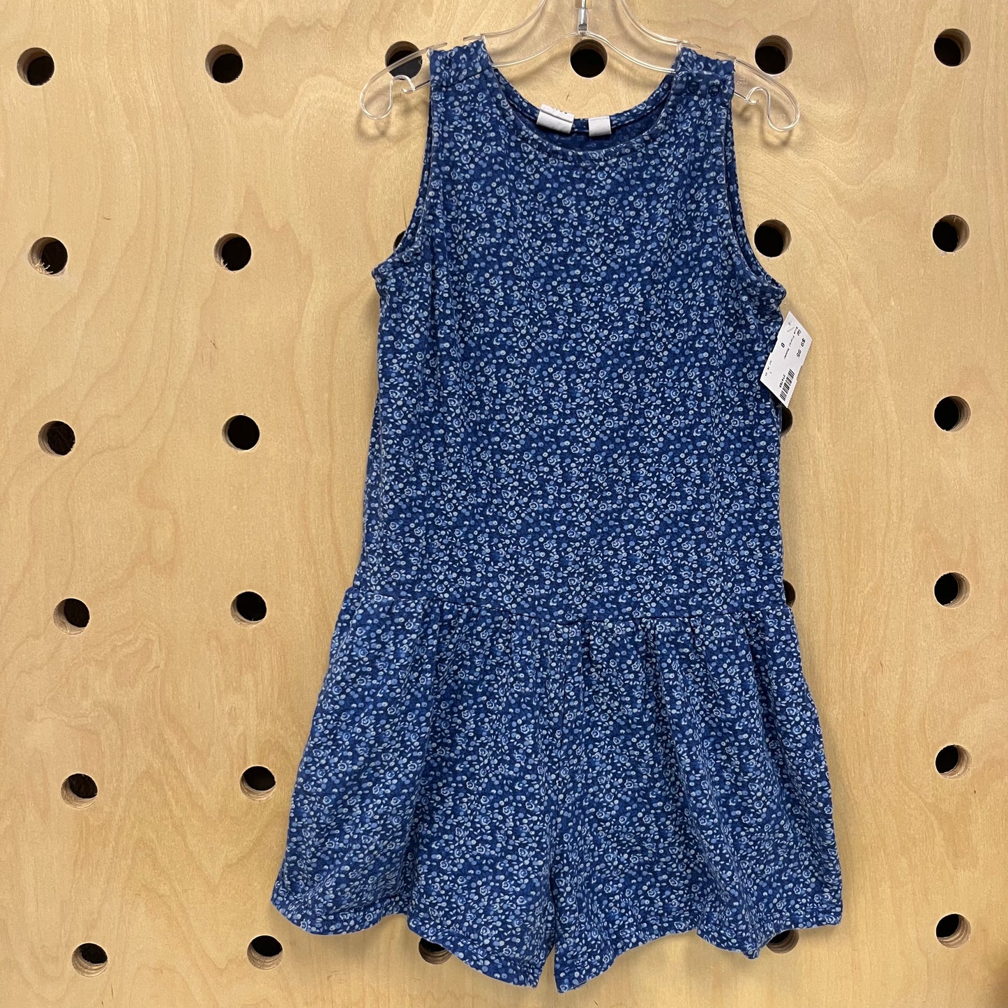 Blue Floral Romper