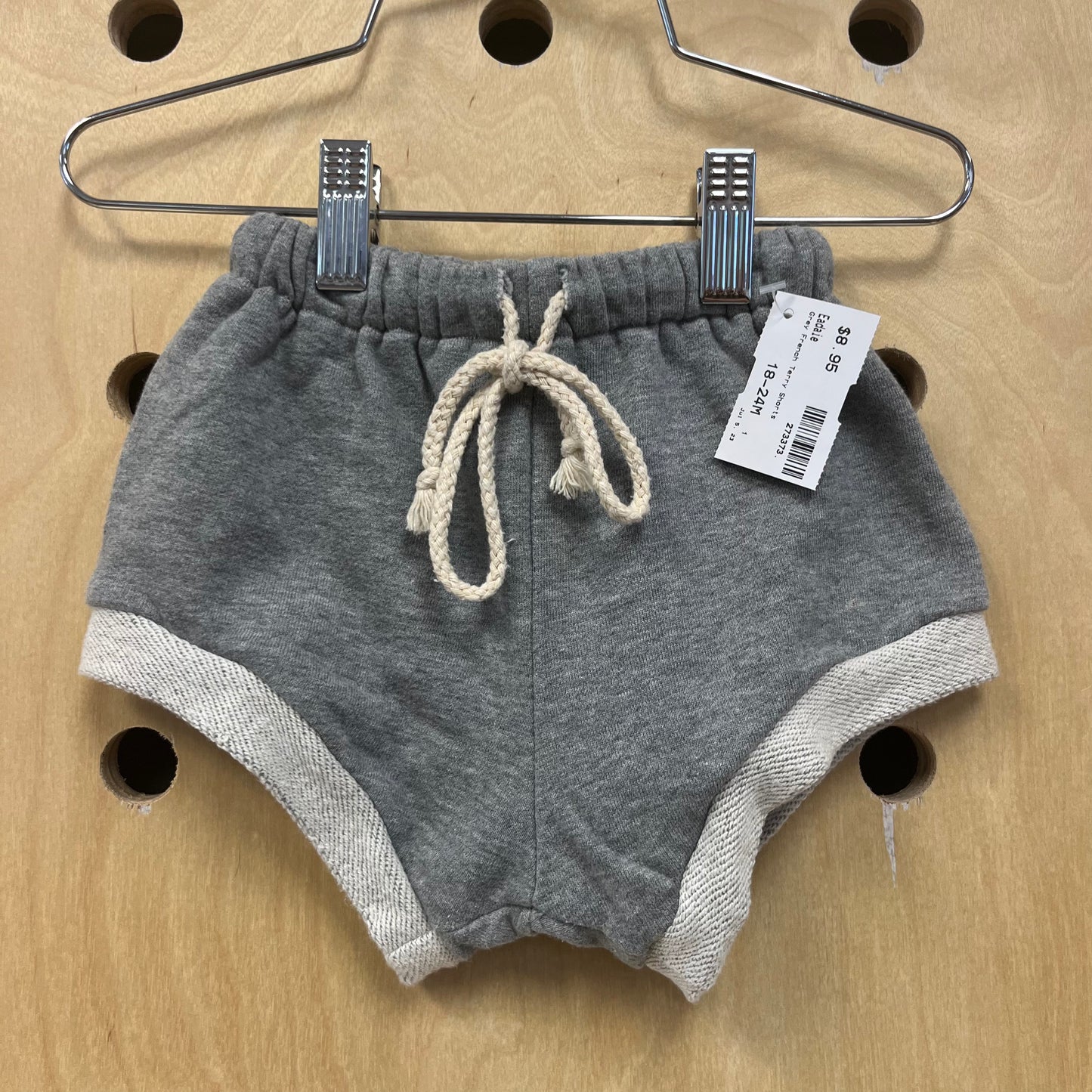 Grey French Terry Shorts